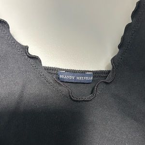 Randy Melville, black tank top